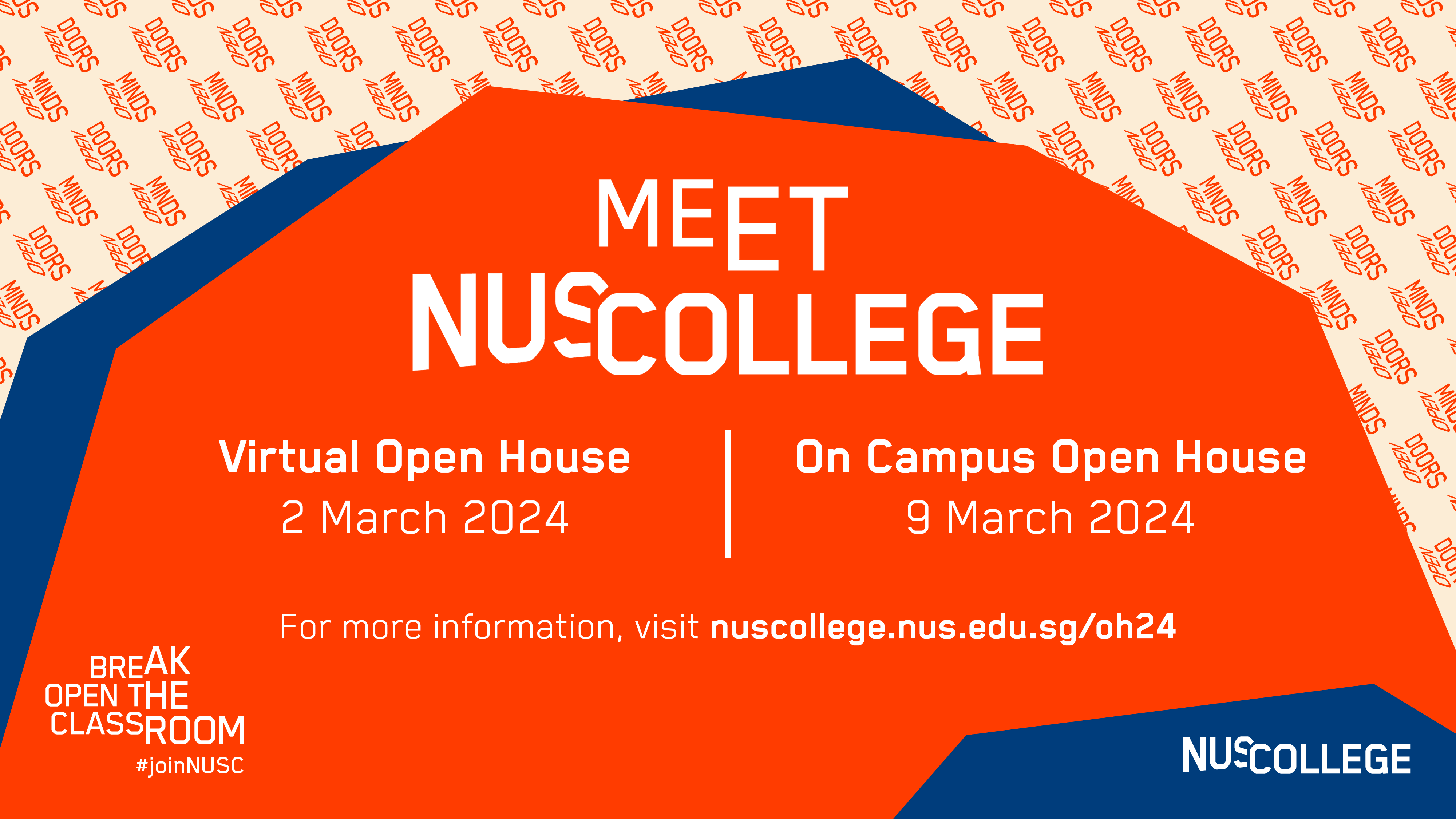 NUSC Open House 2024 NUS College